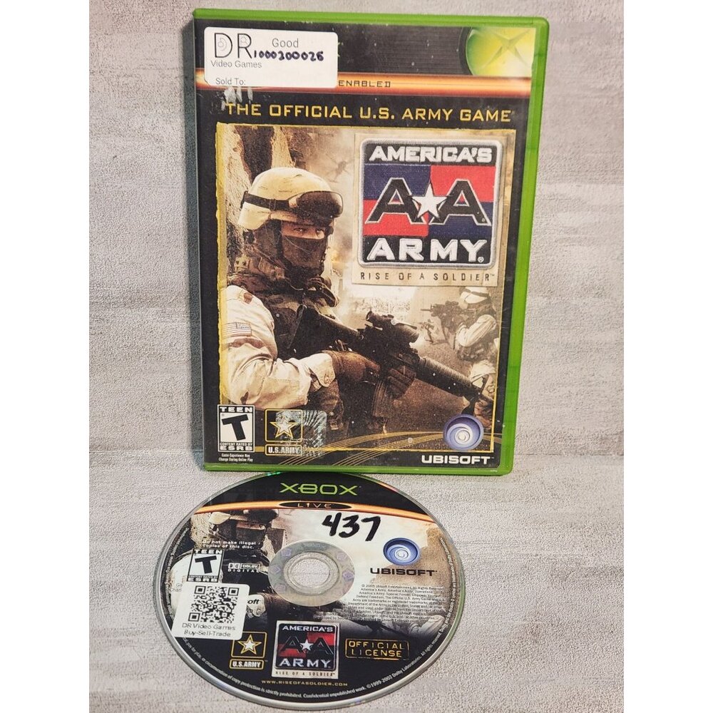 America's Army: Rise of a Soldier Good for Xbox